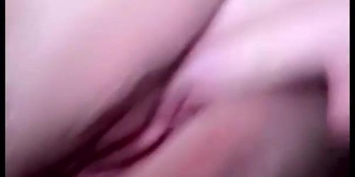 Hannah playing with her pussy closeup on Snapchat (Loop)