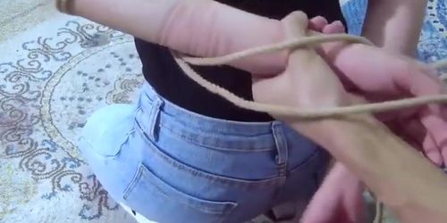 chinese bondage in white socks1