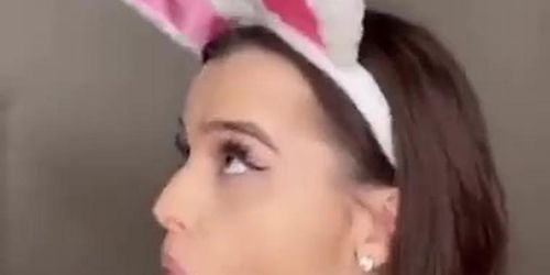 Xosarahx Bunny Blowjob (Read Description)