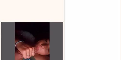 Omegle live couple blowjob hot girl….lucky moment to wank for them