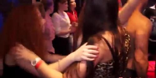 Real nightclub sexparty with european teens