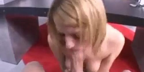 really sexy & ridicuously adorable teen gets seduced by horny guy & fucks him on camera, sucking & fucking his huge 