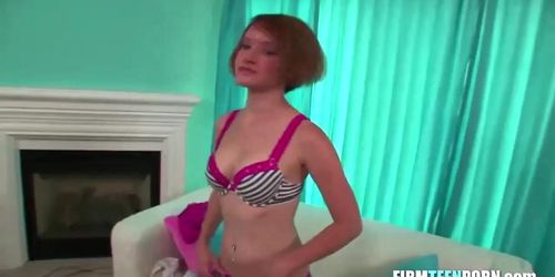 Teen redhead goes interracial (Kid Bengala)