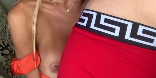 Blowjob busty amateur norwegian slut. I meet her at Horer.eu