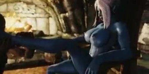 SKYRIM - DARK ELF SEX