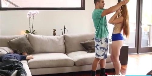 Bubble butt and amateur Kimberly Brix gets fucked by her bfs friend