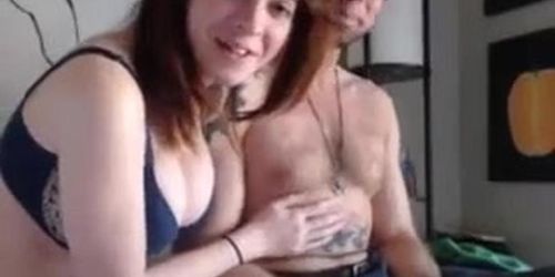 Karaste with her second boyfriend