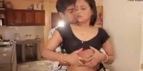 Desi Aunty hot enjoyment in kitchen