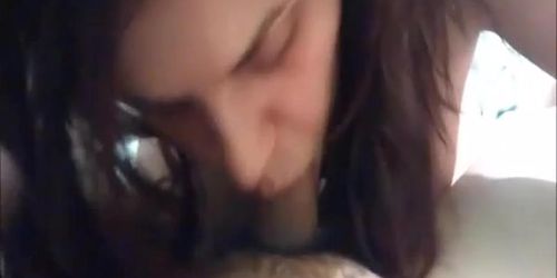 Romanian slut sucks and gets cum in her mouth and face