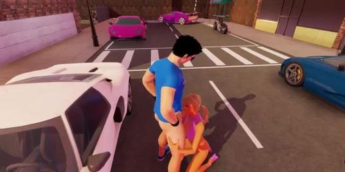 3D Futanari Street Whore!