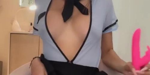 Emma Lvxx Flight Attendant Masturbation Video Leaked