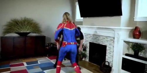 Captain Marvel defeated