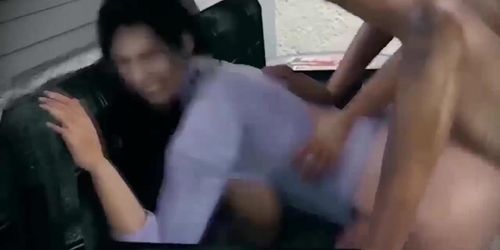 Big ass wife in trouble 3d