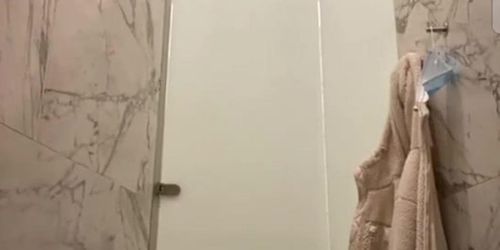 Public anal sex with dildo