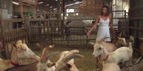 JacquieEtMichelTV Carollina Cherry Plays The Farm Girl Naughty!