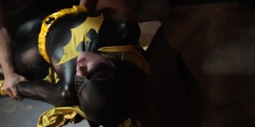 Batgirl Prison Shock With Ashley Lane (Madison Rayne)