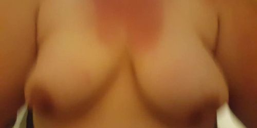 Chubby wife's loud orgasm