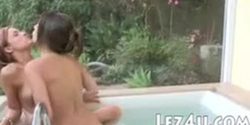 Babes in hot tub (Jayden Cole)