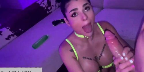 Nadja Lapiedra ANAL HARD SWALLOWING CUM