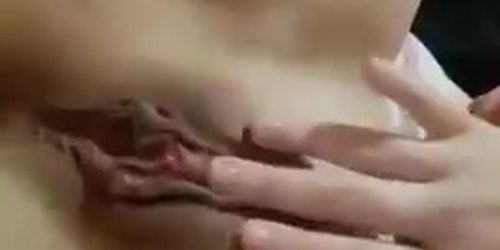 horny girl screw herself wet pussy