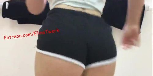 Angz Black booty shorts adidas twerk