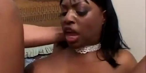 Ebony legend Jada Fire uses white cocks