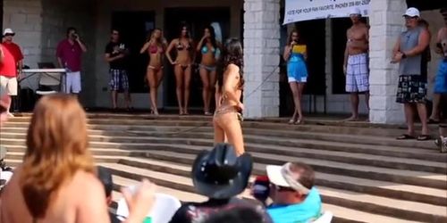 Bikini Models Swimsuit Contest Show