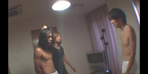 Japanese Mistress Beating Up Slaves - 09