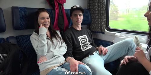 Czech Couple Swing On Train (Alex Blair)