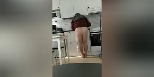 Bottomless girls cleaning #43