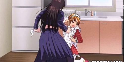 The maid was a futanari and hentai sex - video 1 - Tnaflix.com