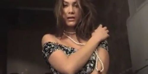 My wife dancing nude at home