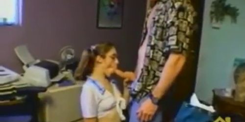 nerd girl dicking