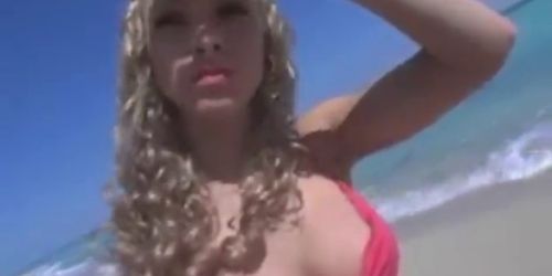 Blonde Beach Bimbo