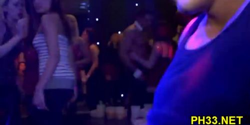 Group sex wild patty at night club - video 27