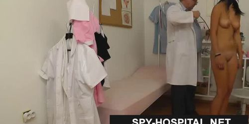 Elder gyn medico voyeur appreciates to spy - video 1