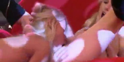 horny blonde sluts extreme lesbian performance