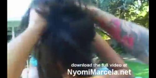 Nyomi Marcela Backyard Banging (Naomi Russell, Nyomi Marcella)