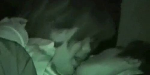 Infrared Camera Filmed Car Seat Fucking