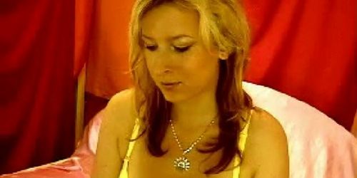 Blonde angel on free chat webcam www.SexAtCams.com