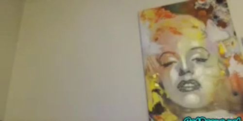 Tattooed milf anal dildo - video 1