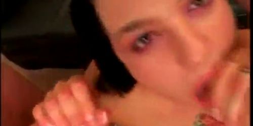 Emo double blowjob