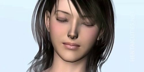 Sexy 3D hentai babe gets pussy licked
