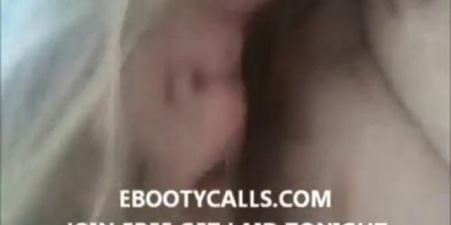 Hot blond wife sucks boyfriends cock dry huge cumshot