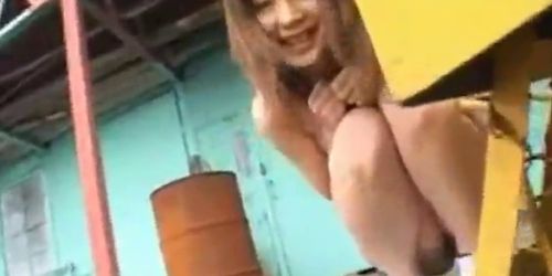 Saki Tsuji Asian babe shows off her cute part2 - video 2