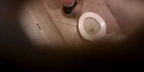 Hidden Camera Above The Toilet