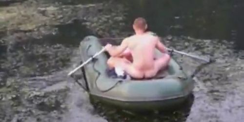 Horny crew fucking on a boat