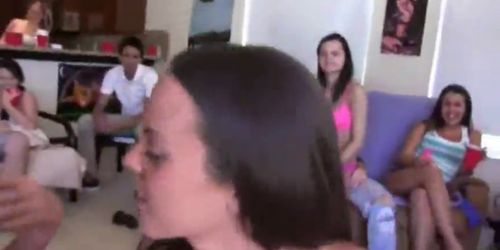 teenager girls enjoying swingers action