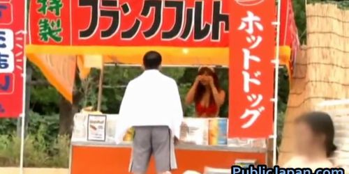 Asian babe is kinky and enjoys public part5 - video 1