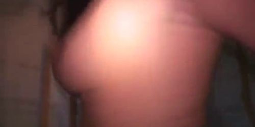 Her ass is filled with his cock as switches to her pussy as well